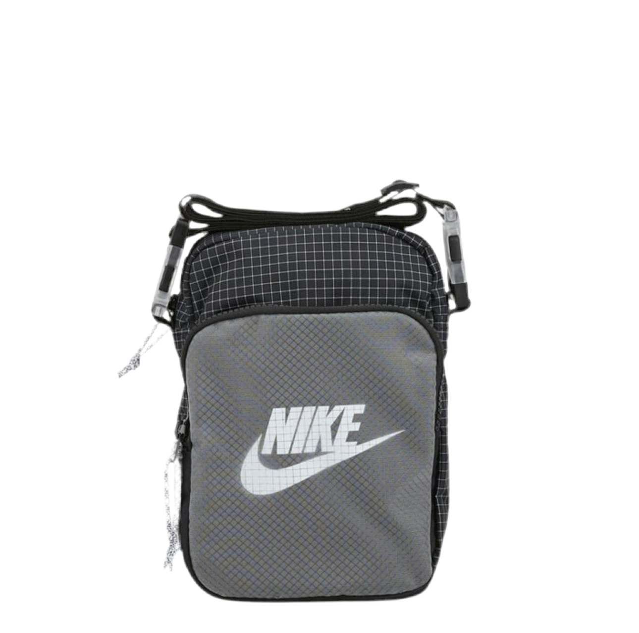 Nike Men's NK Heritage Crossbody Waist bag 'Black/ Grey'