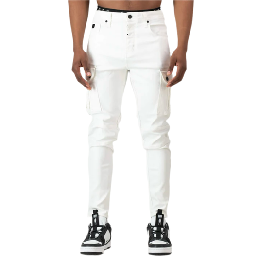 SPCC Cyclone Jeans White
