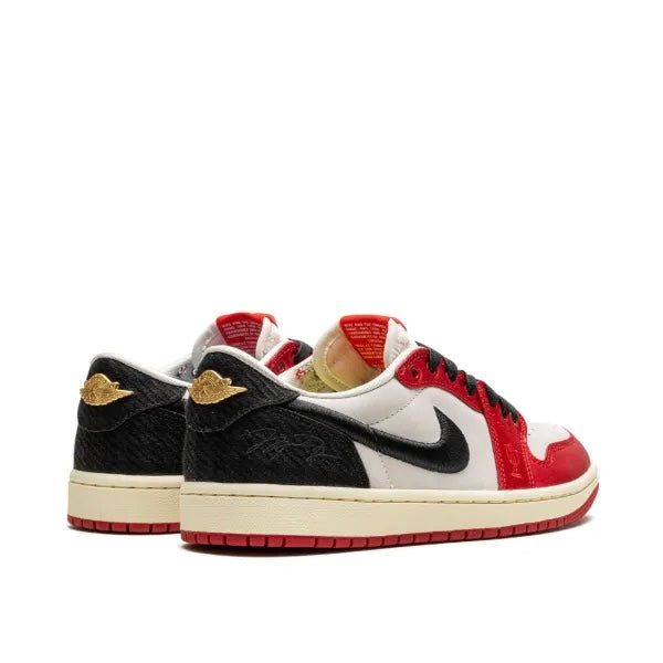 Air Jordan 1 Retro Low x Trophy Room OG ‘Sail/ Black- Varsity Red- Muslin’