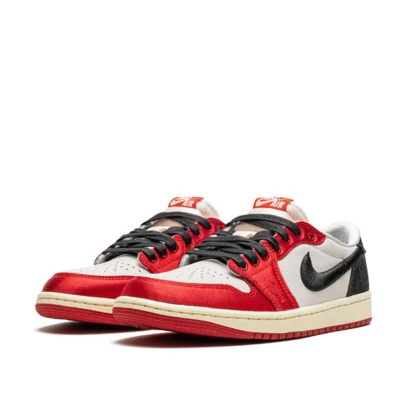 Air Jordan 1 Retro Low x Trophy Room OG ‘Sail/ Black- Varsity Red- Muslin’