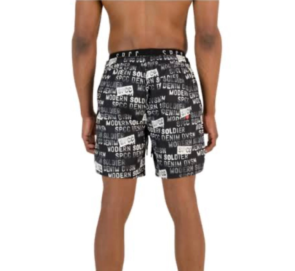 SPCC Bates Swim Shorts Black